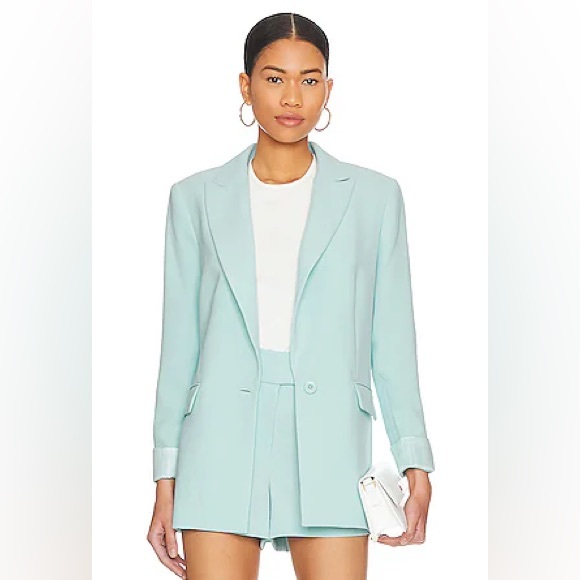Alice + Olivia Pale Blue Blazer - Picture 1 of 7